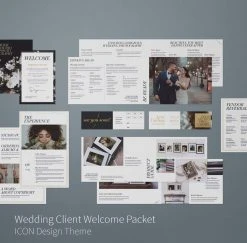 DesignAglow Wedding Client Welcome Packet Weddings & Engagements