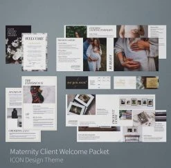 DesignAglow Maternity Client Welcome Packet Babies & Maternity
