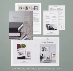 DesignAglow Studio Products Price Menu Suite In-Person Sales