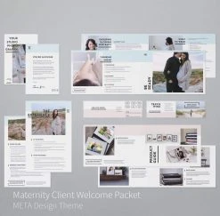 DesignAglow Maternity Client Welcome Packet Babies & Maternity