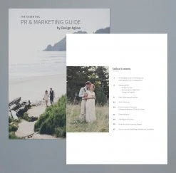 DesignAglow Studio Management Marketing & PR Guide With Calendar