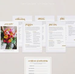 DesignAglow Studio Management Client Care Cards