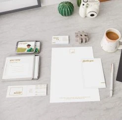 DesignAglow Bold & Fun VIDA Stationery Suite