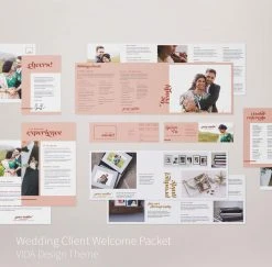 DesignAglow Wedding Client Welcome Packet Weddings & Engagements