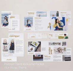 DesignAglow VIDA Client Welcome Packet Bold & Fun