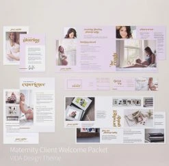 DesignAglow Maternity Client Welcome Packet Babies & Maternity