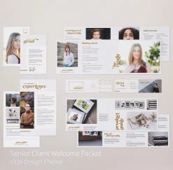 DesignAglow Senior Client Welcome Packet High School Seniors