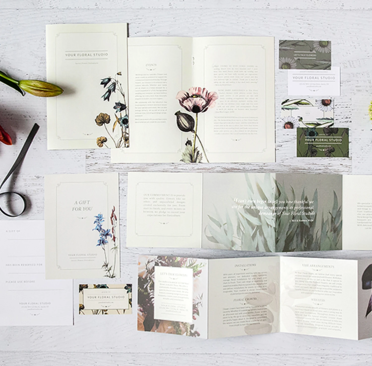 DesignAglow Floral Studio Marketing Suite Marketing Suites 3 DesignAglow Floral Studio Marketing Suite Marketing Suites