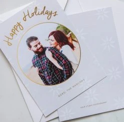 DesignAglow Holiday Cards: Gilded Greetings Collection