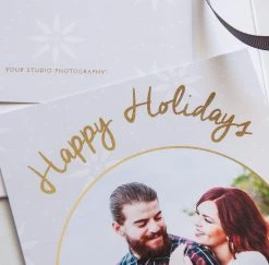 DesignAglow Holiday Cards: Gilded Greetings Collection
