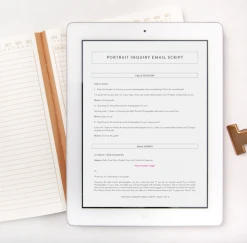 DesignAglow Portrait Inquiry Email Scripts Portraits & Families