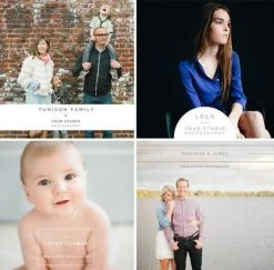 DesignAglow Modern Minimalist Sneak Peek & Blog Boards Photo Booth