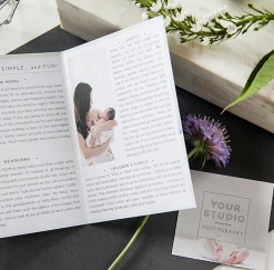 DesignAglow Newborn Welcome Packet: Modern Minimalist Edition