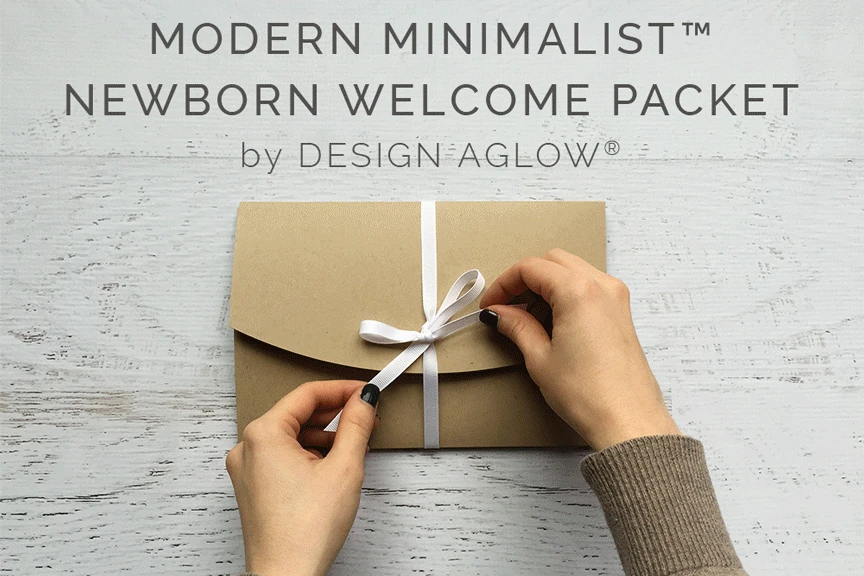 newbornpacket_864_1.gif DesignAglow Newborn Welcome Packet: Modern Minimalist Edition