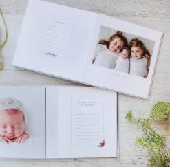 DesignAglow Babies & Maternity Photo Album Templates: Bohemian Baby Book