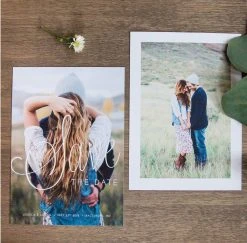 DesignAglow Weddings & Engagements Save The Date Cards: A Modern Affair