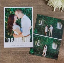 DesignAglow Weddings & Engagements Save The Date Cards: A Modern Affair