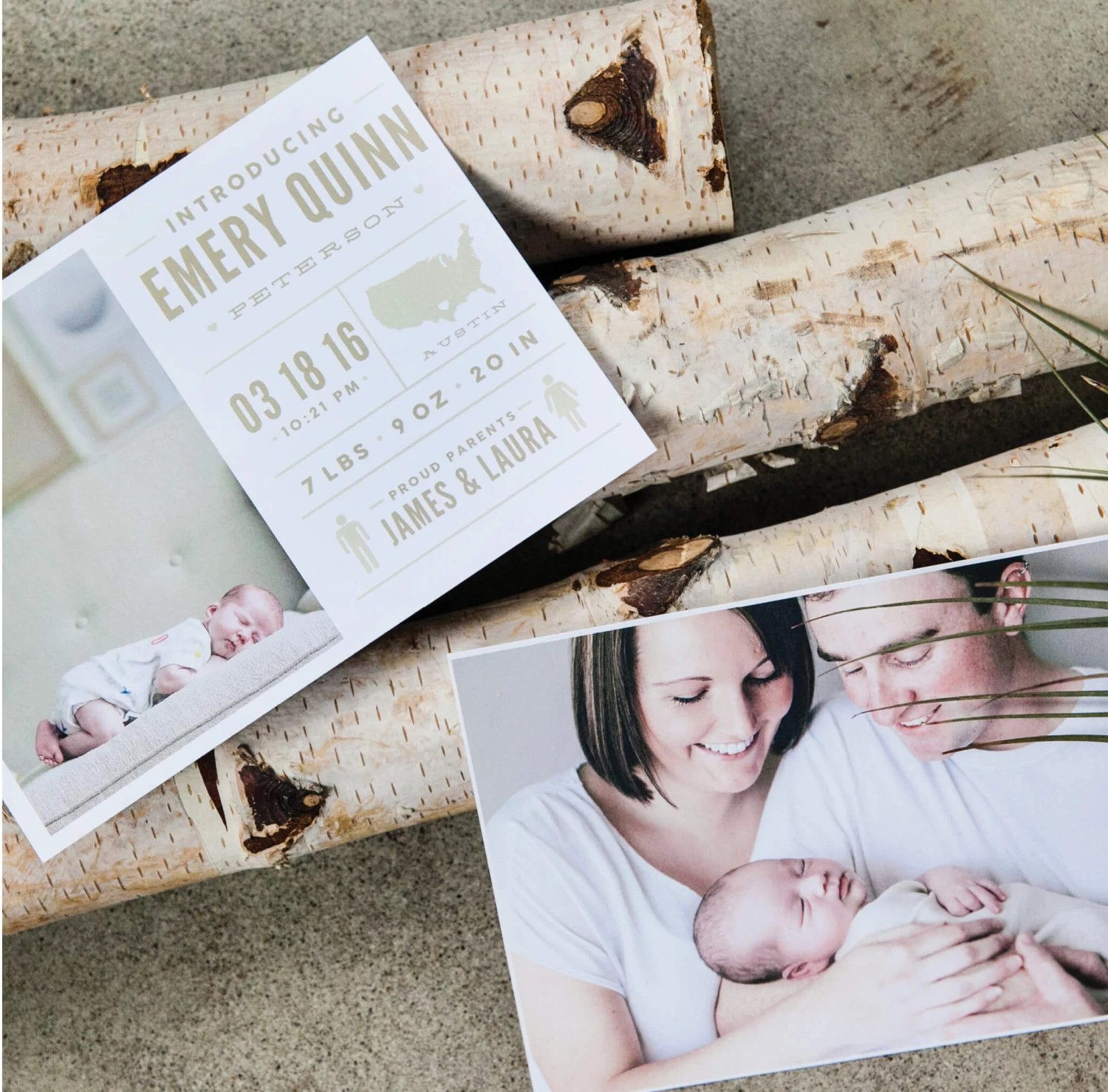 DesignAglow Baby Announcements: Born Yesterday 4 DesignAglow Baby Announcements: Born Yesterday