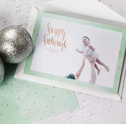 DesignAglow Holiday Cards: Artist's Brush Collection