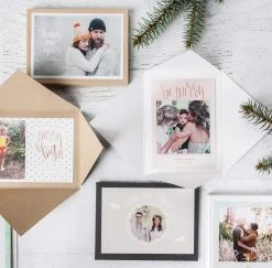 DesignAglow Holiday Cards: Artist's Brush Collection