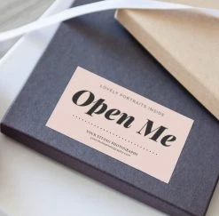 DesignAglow Packaging Stickers: Studio Chic Studio Stationery