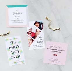 DesignAglow Grab & Go Photo Booth Cards